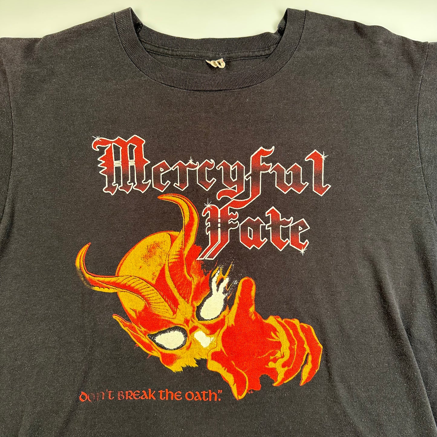 Vintage 1985 Mercyful Fate Shirt XL Dont Break The Oath