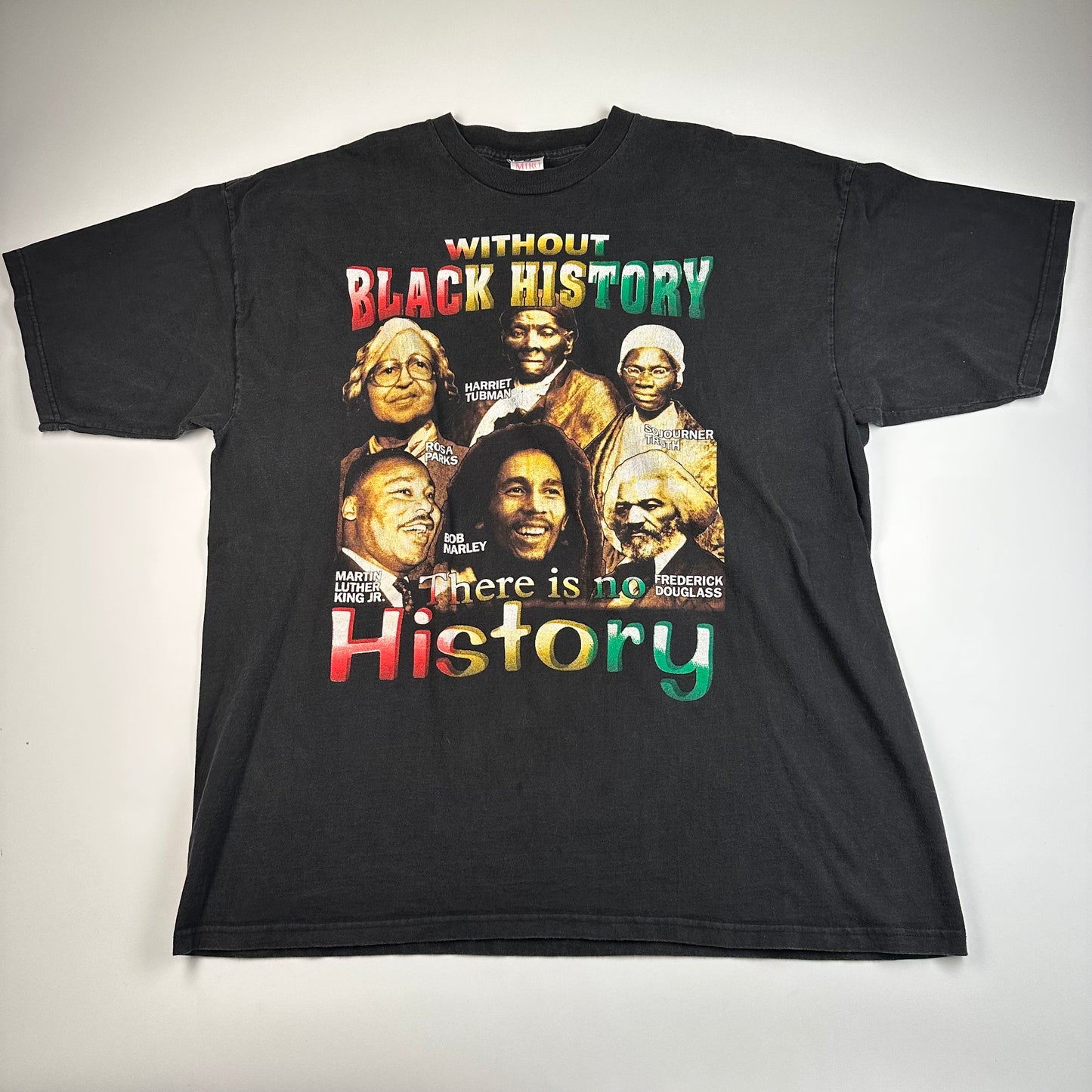 Vintage 90s Without Black History Shirt 3XL There Is No History