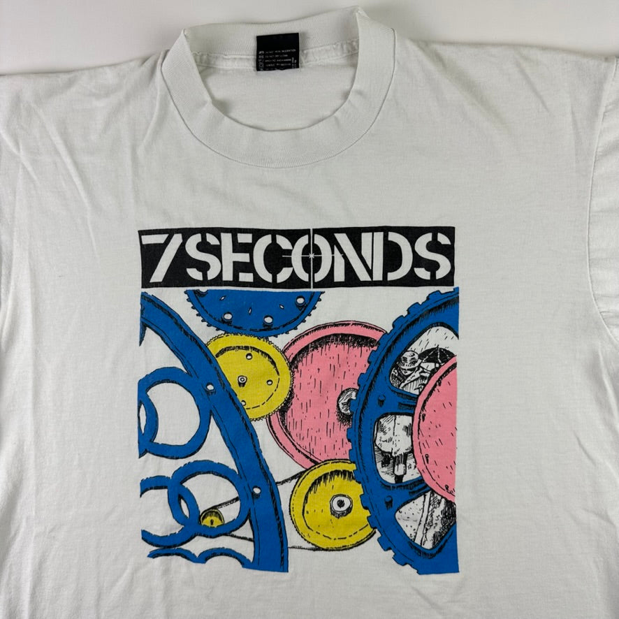 Vintage 80s 7 Seconds Shirt XL