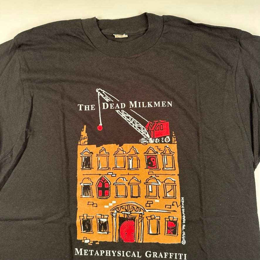 Vintage 80s The Dead Milkmen Shirt XL Metaphysical Graffiti