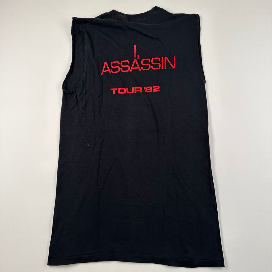 Vintage 1982 Gary Numan Sleeveless Shirt Medium Assassin