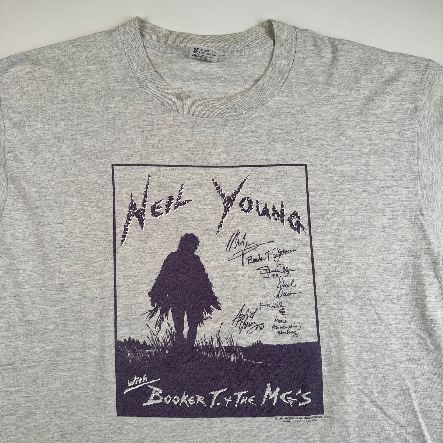 Vintage 1995 Neil Young Shirt XL With Booker T