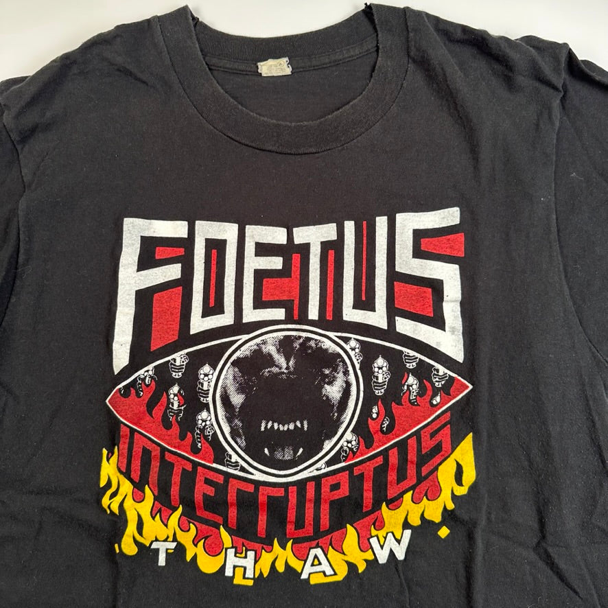 Vintage 80s Foetus Shirt XL Interruptus