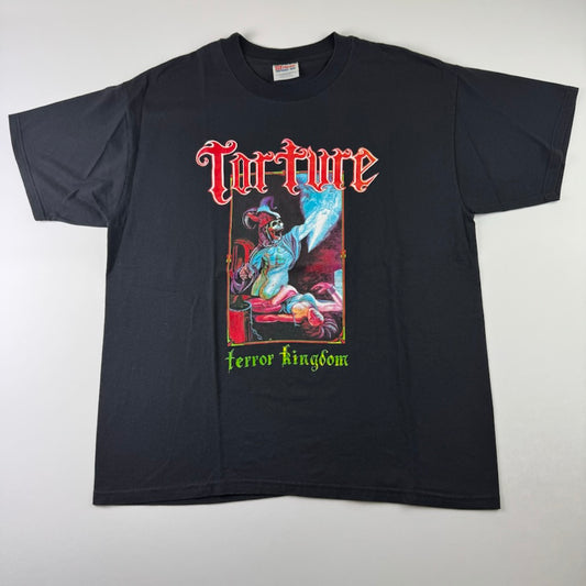 Vintage 90s Torture Shirt Large Terror Kingdom