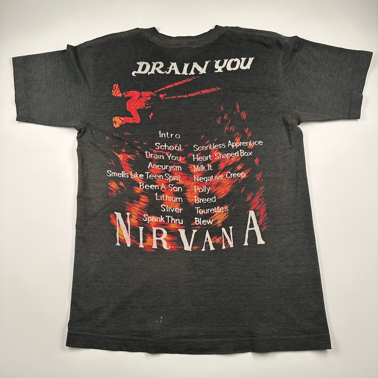 Vintage 90s Nirvana Shirt XL Drain You