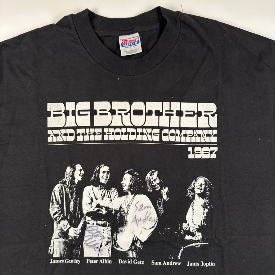 Vintage 90s Big Brother And The Holding Company Shirt XL Signed