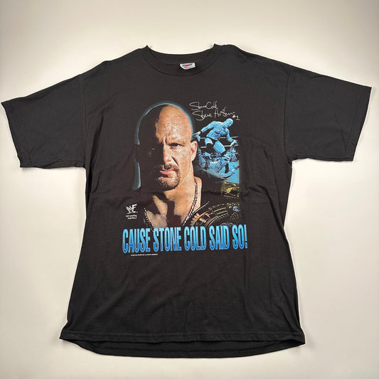 Vintage 1999 Stone Cold Shirt XL Cause Stone Cold Said So!