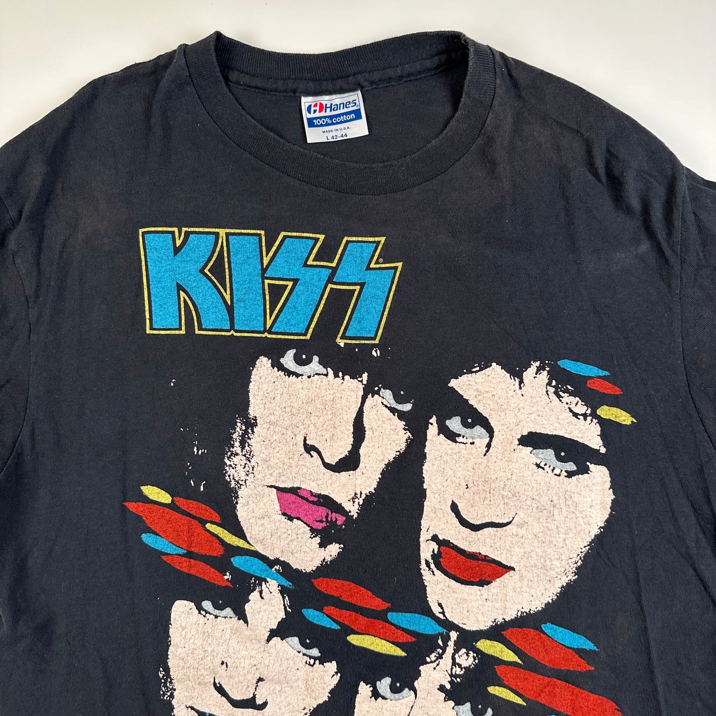 Vintage 1985 Kiss Shirt Large Asylum 85-86