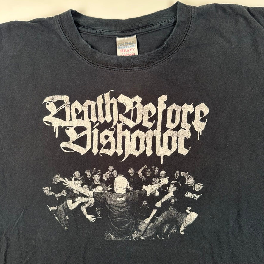 Vintage 2000s Death Before Dishonor Sleeveless Shirt XL Bridge Nine