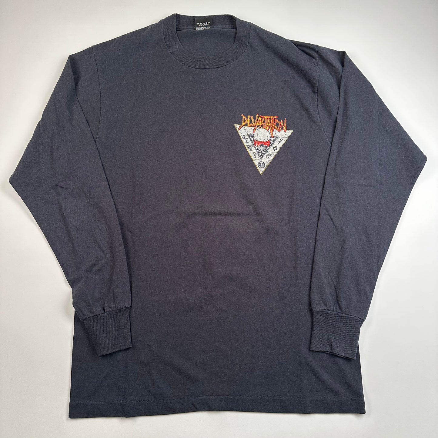 Vintage 1991 Devastation Long Sleeve Shirt Large