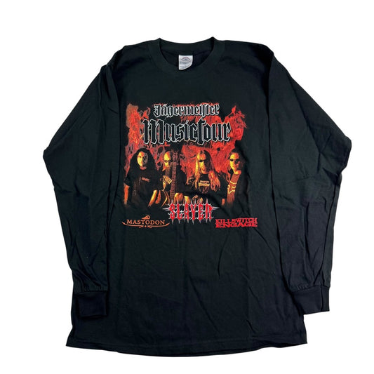 Vintage 2000s Slayer Long Sleeve Shirt Medium Jaegermeister