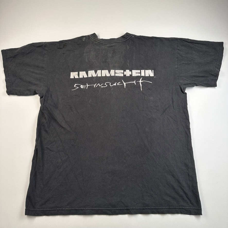 Vintage 1998 Rammstein Shirt Large Sehnsucht