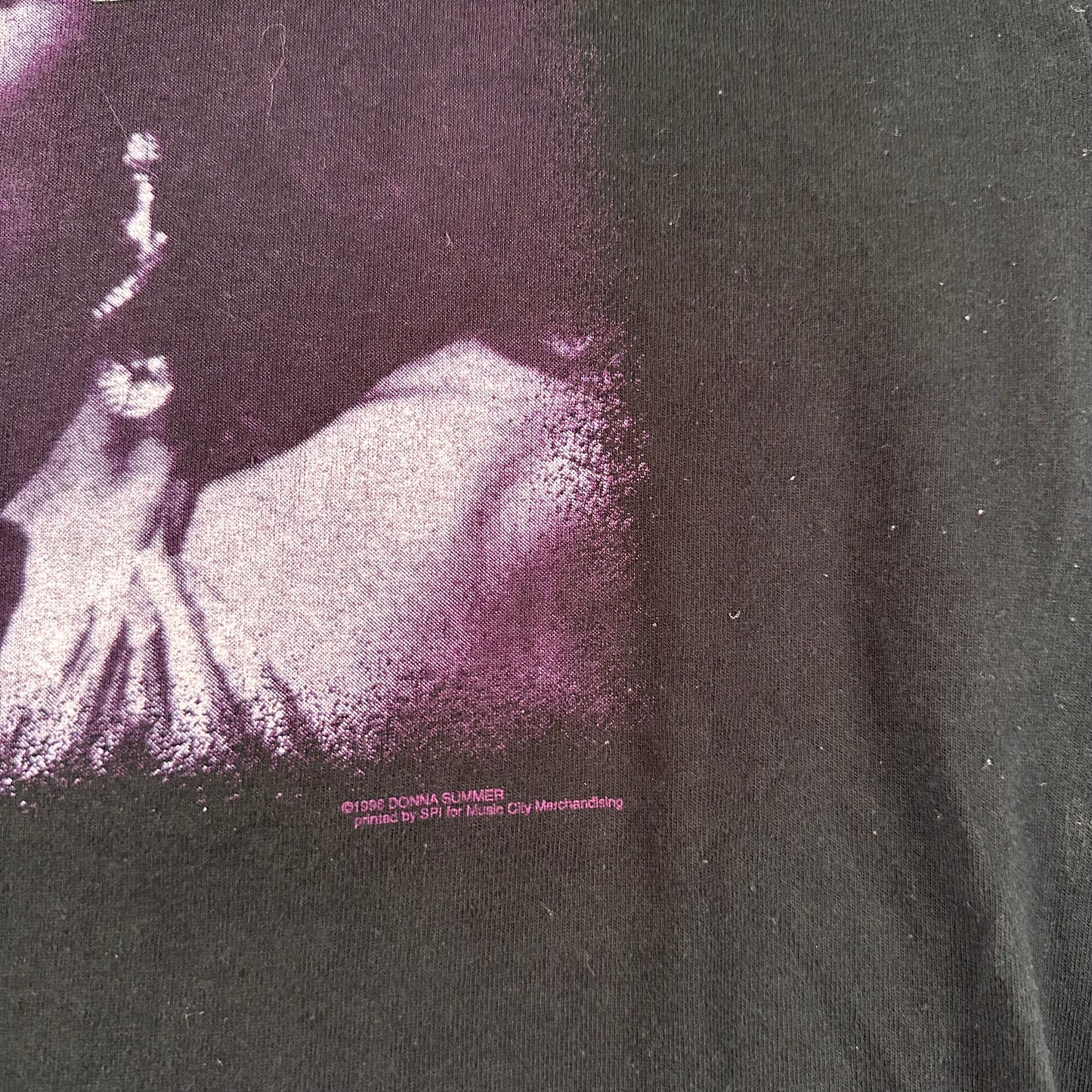 Vintage 90s Donna Summer Shirt Medium Midnight