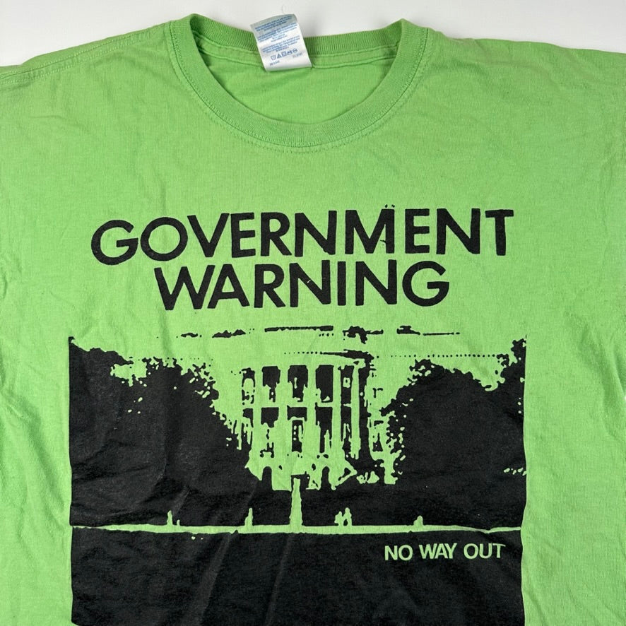 2000s Government Warning Shirt Medium