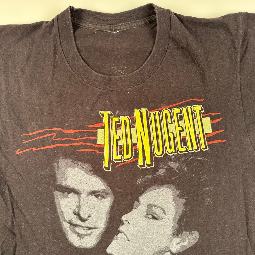 Vintage 1986 Ted Nugent Shirt Medium Little Miss Dangerous