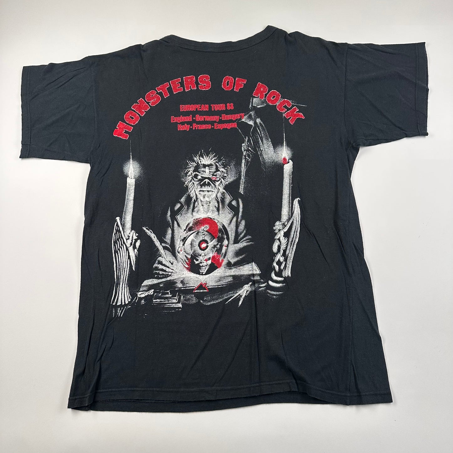 Vintage 1988 Monsters Of Rock Shirt Large European Tour