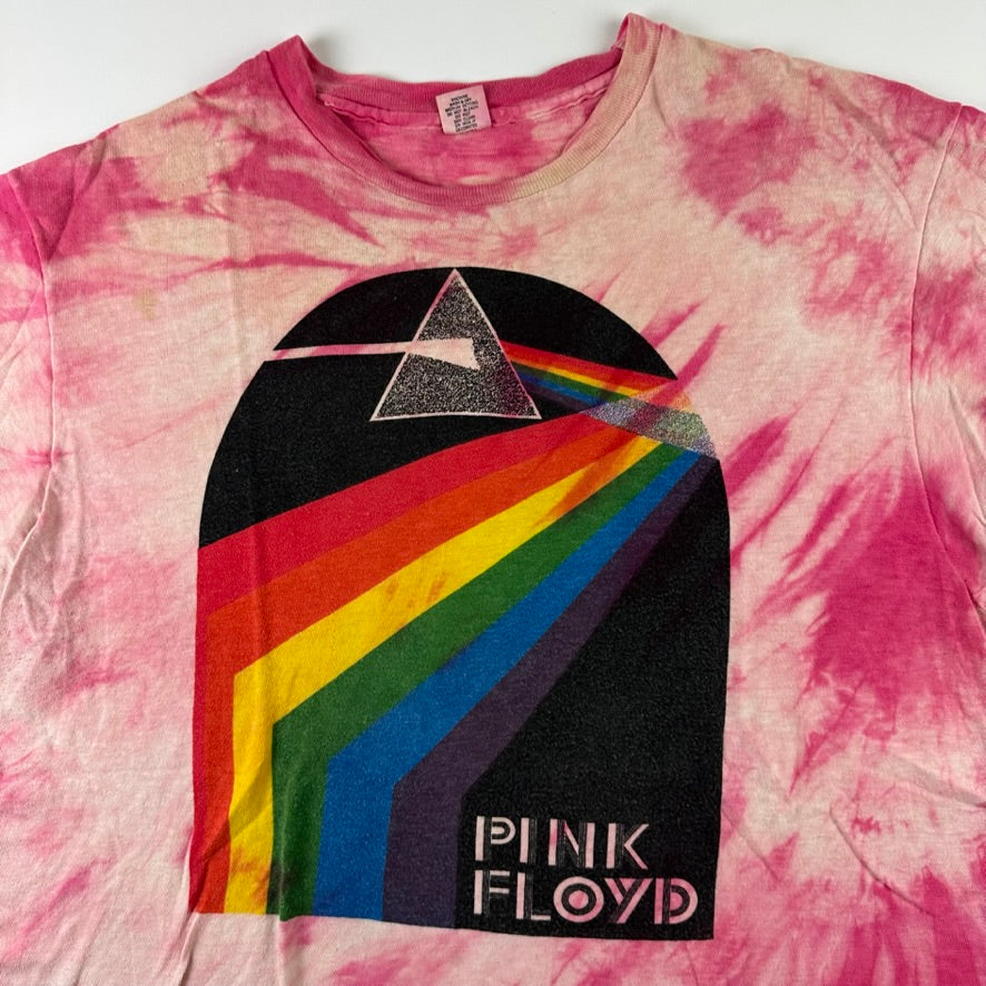 Vintage 70s Pink Floyd Shirt XL Dark Side Of The Moon