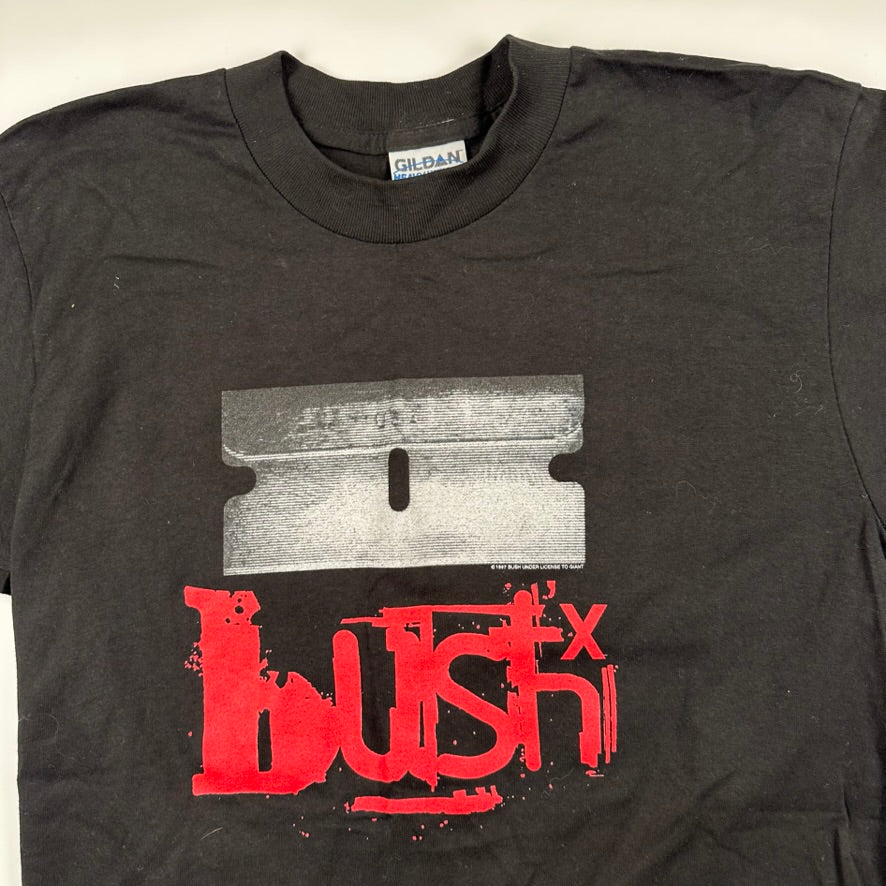 Vintage 1997 Bush Shirt Medium Razorblade Suitcase