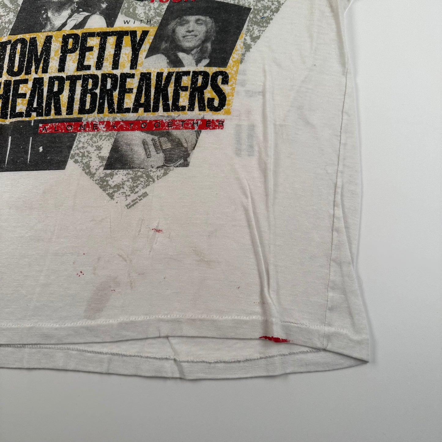 Vintage 1986 Bob Dylan Tom Petty Shirt Medium True Confessions