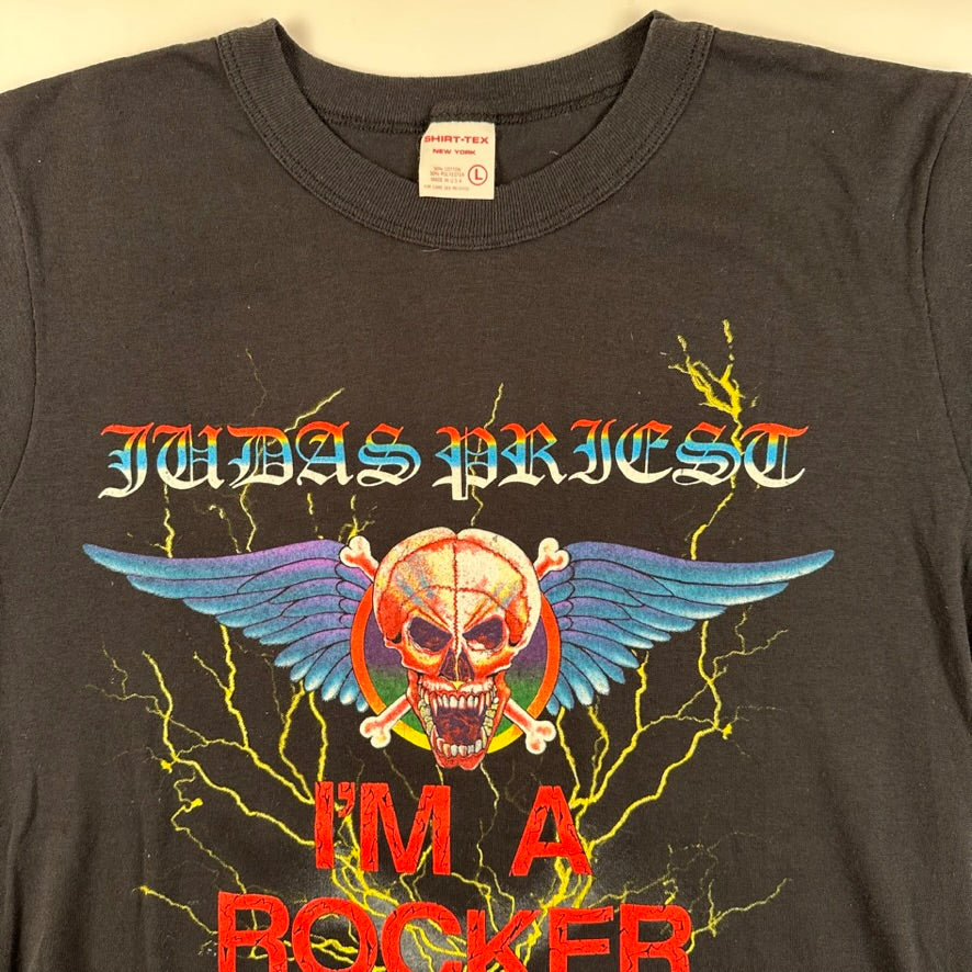 Vintage 1988 Judas Priest Shirt Large I'm A Rocker