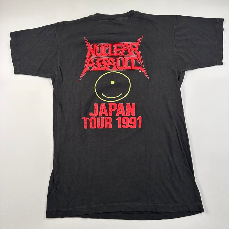 Vintage 1991 Nuclear Assault Shirt Large Japan Tour