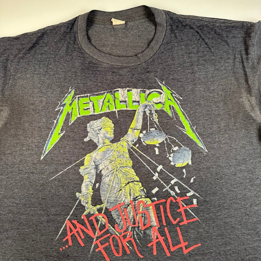 Vintage 1988 Metallica Shirt XL And Justice For All