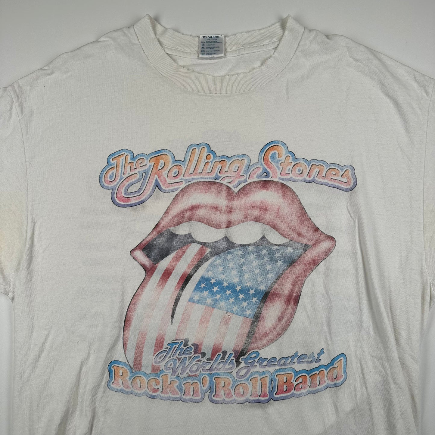 Vintage 1997 Rolling Stones Shirt XL Bridges To Babylon