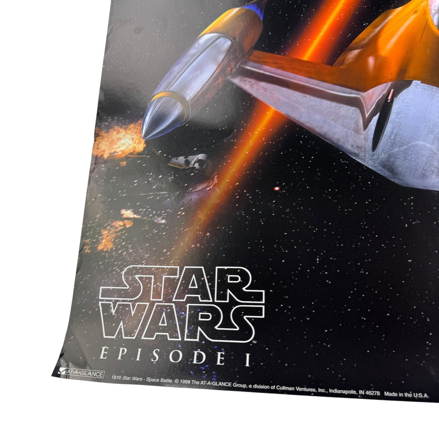Vintage 1999 Star Wars Episode 1 Poster