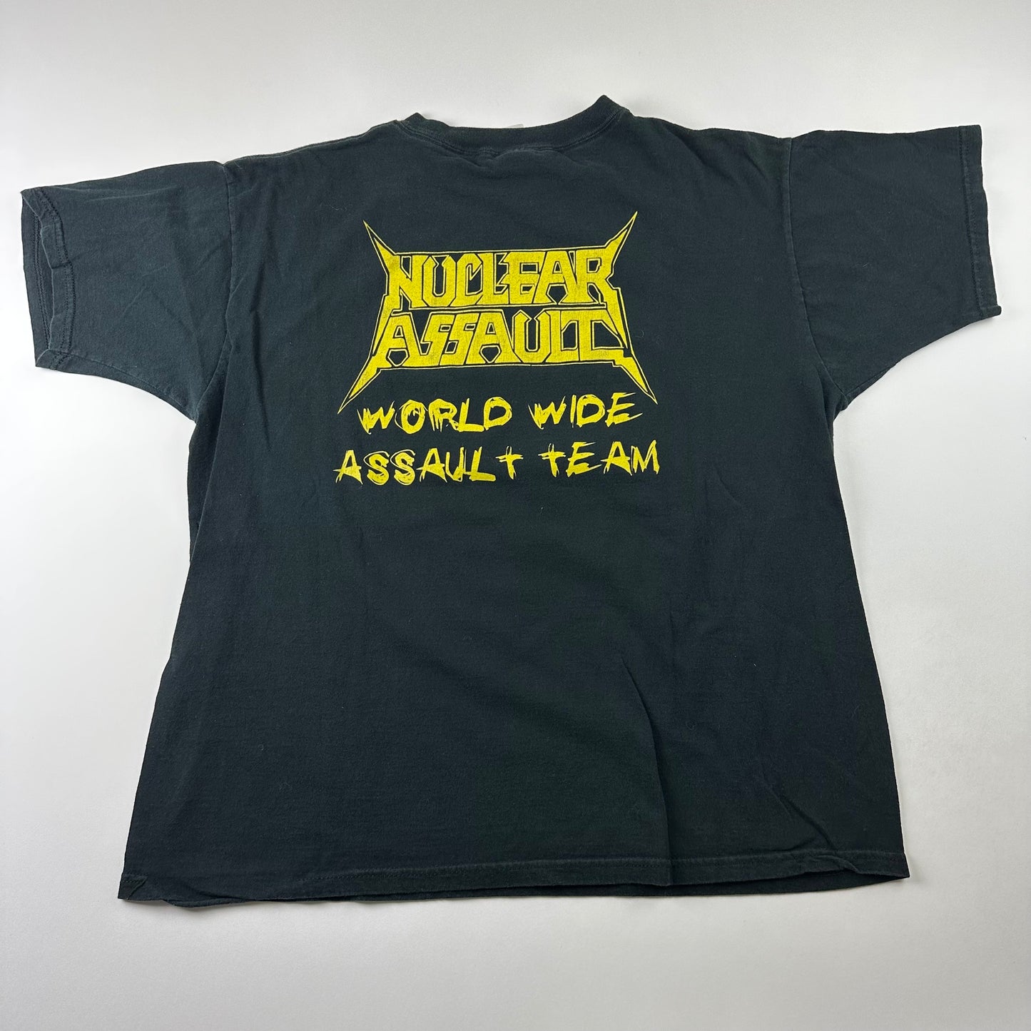 Vintage 90s Nuclear Assault Shirt XL World Wide