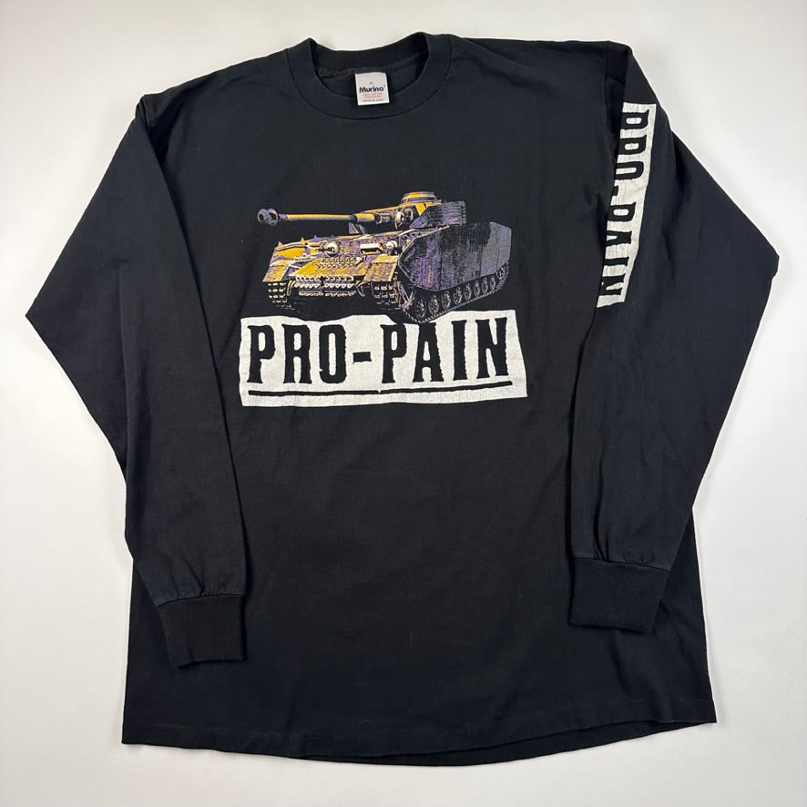 Vintage 1994 Pro-Pain Long Sleeve Shirt XL Make War Not Love