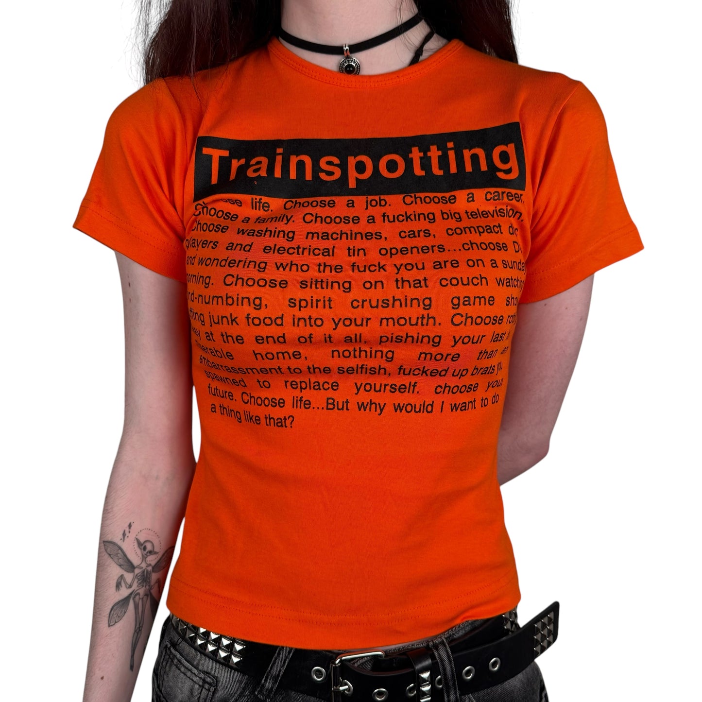 Vintage 90s Trainspotting Womens Shirt Small