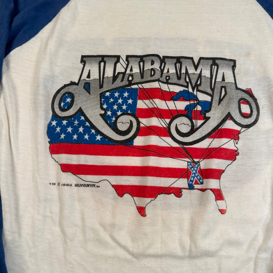 Vintage 1982 Alabama Shirt Medium Mountain Music Tour