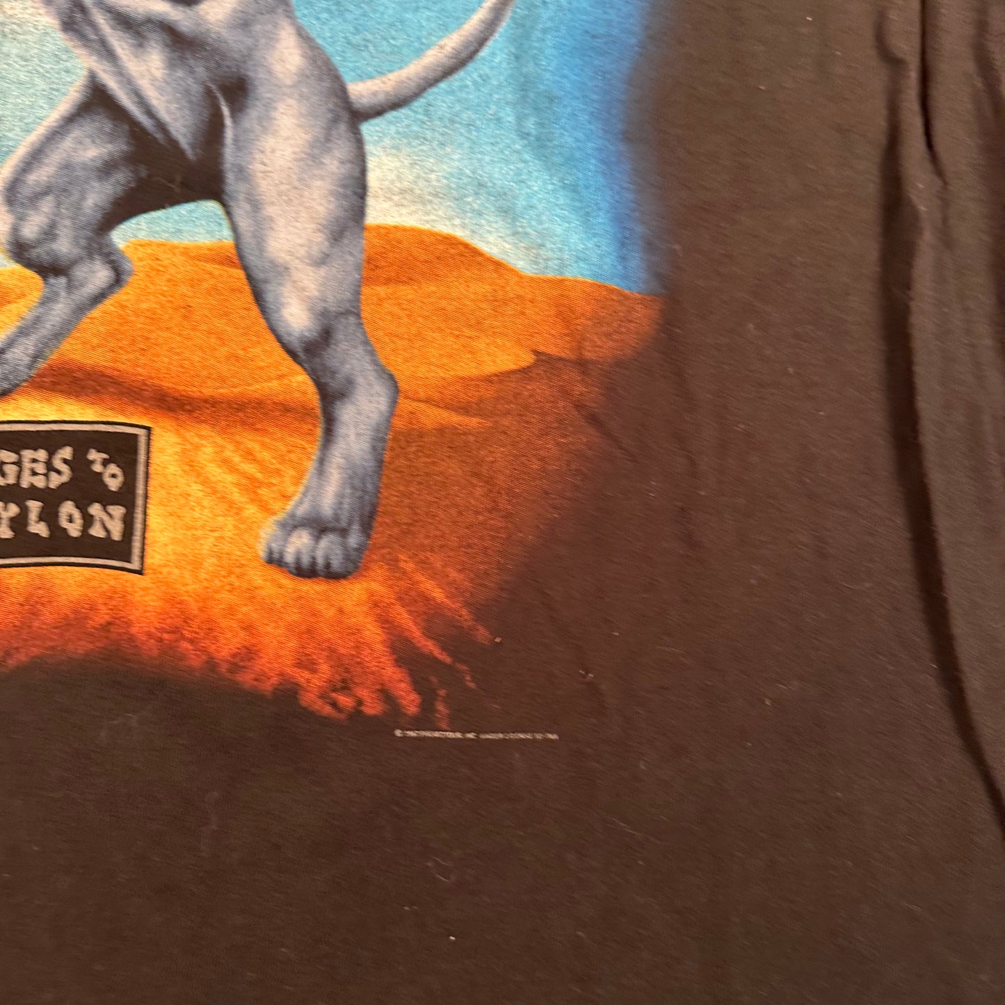 Vintage 1997 The Rolling Stones Shirt XL Bridges To Babylon