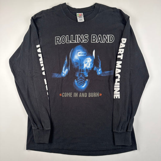 Vintage 1997 Rollins Band Long Sleeve Shirt Large Come In And Burn