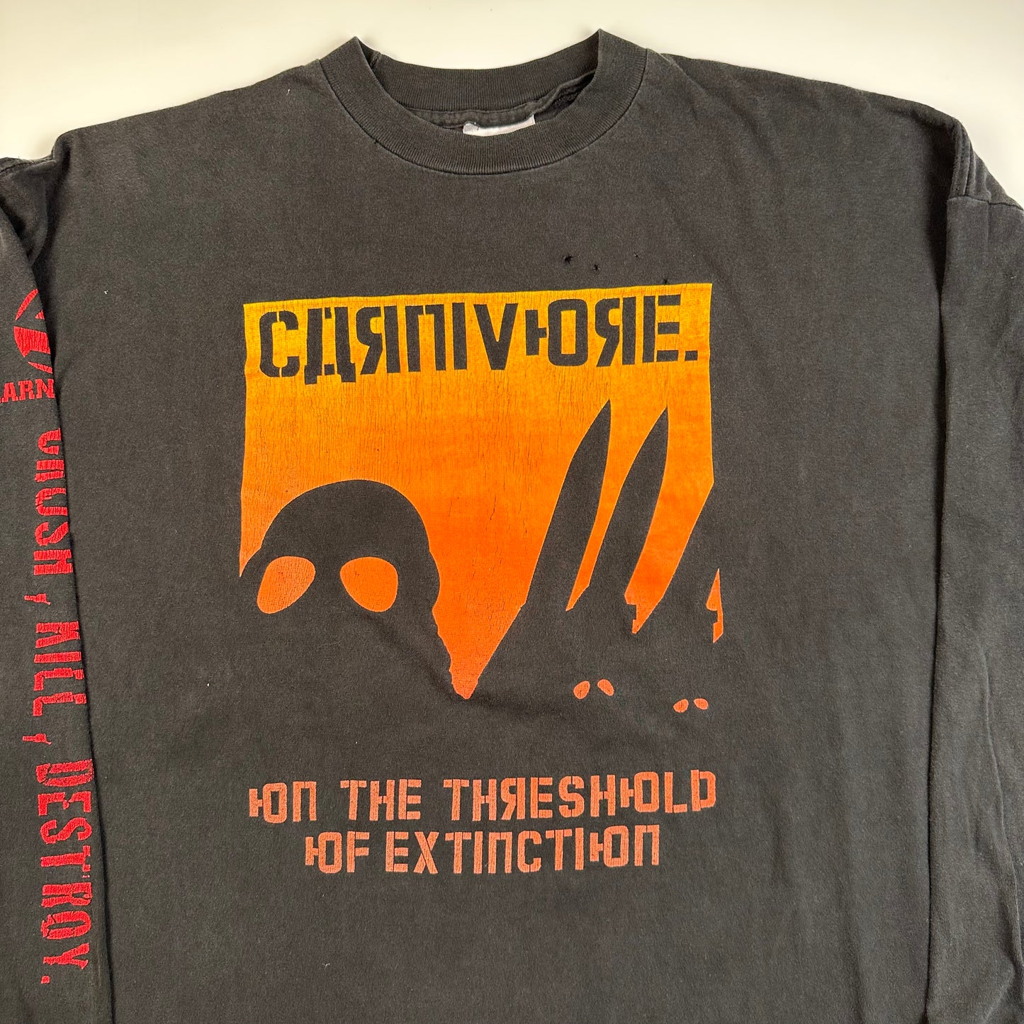 Vintage 90s Carnivore Long Sleeve Shirt XL The Threshold