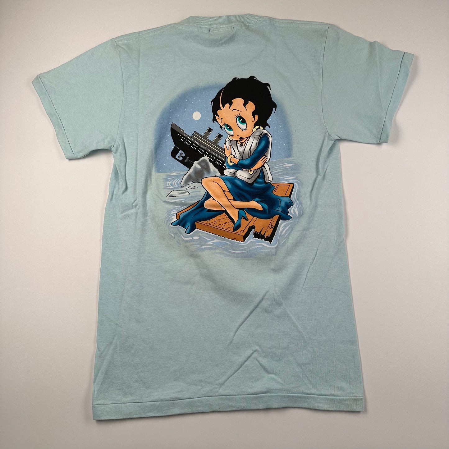 Vintage 1998 Betty Boop Popeye Titanic Shirt Small