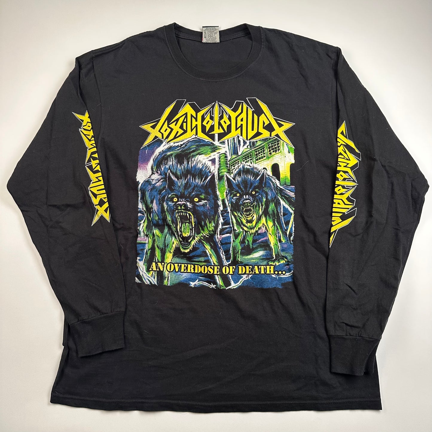 2008 Toxic Holocaust Long Sleeve Shirt Large An Overdose Of Death