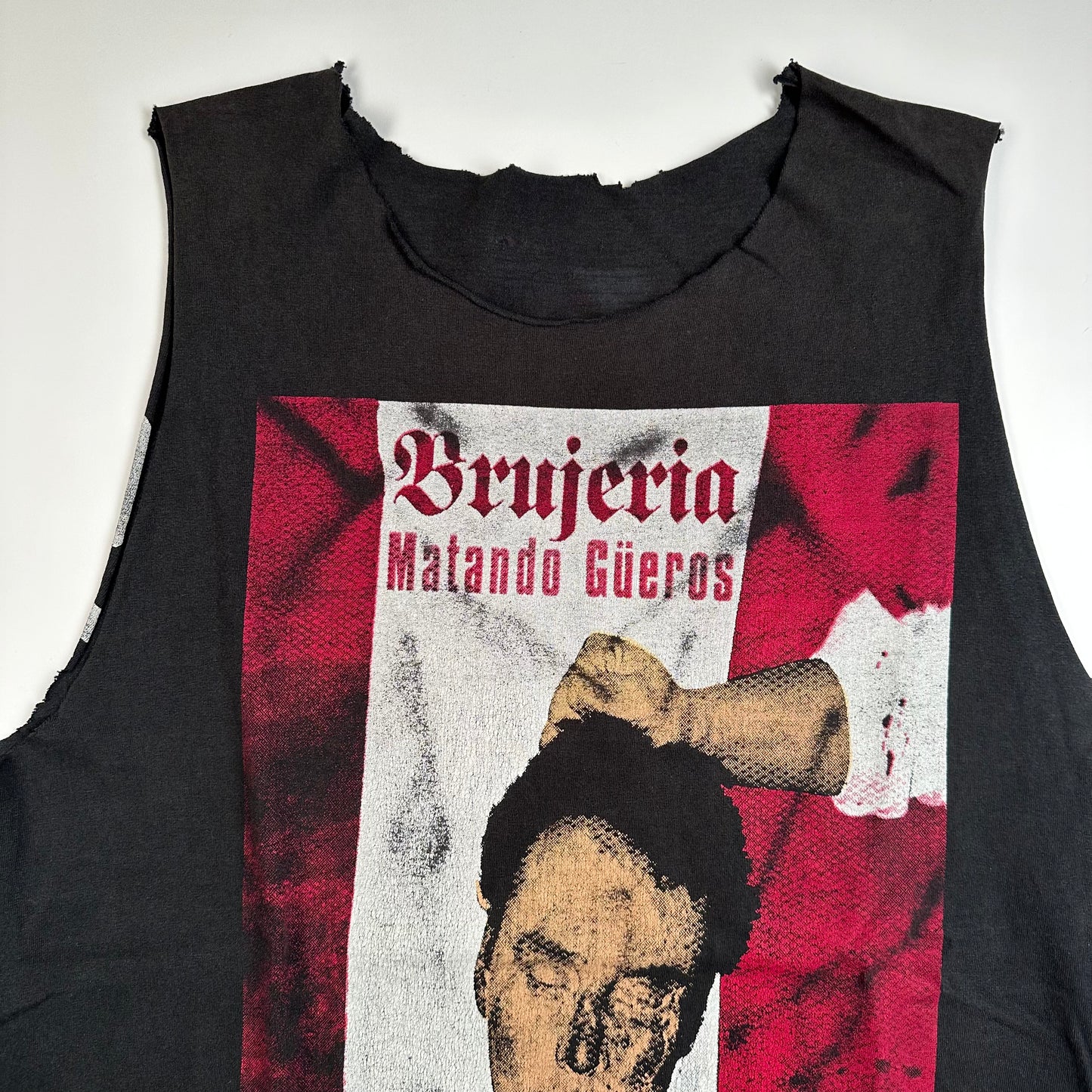 Vintage 90s Brujeria Sleeveless Shirt Large Matando Gueros