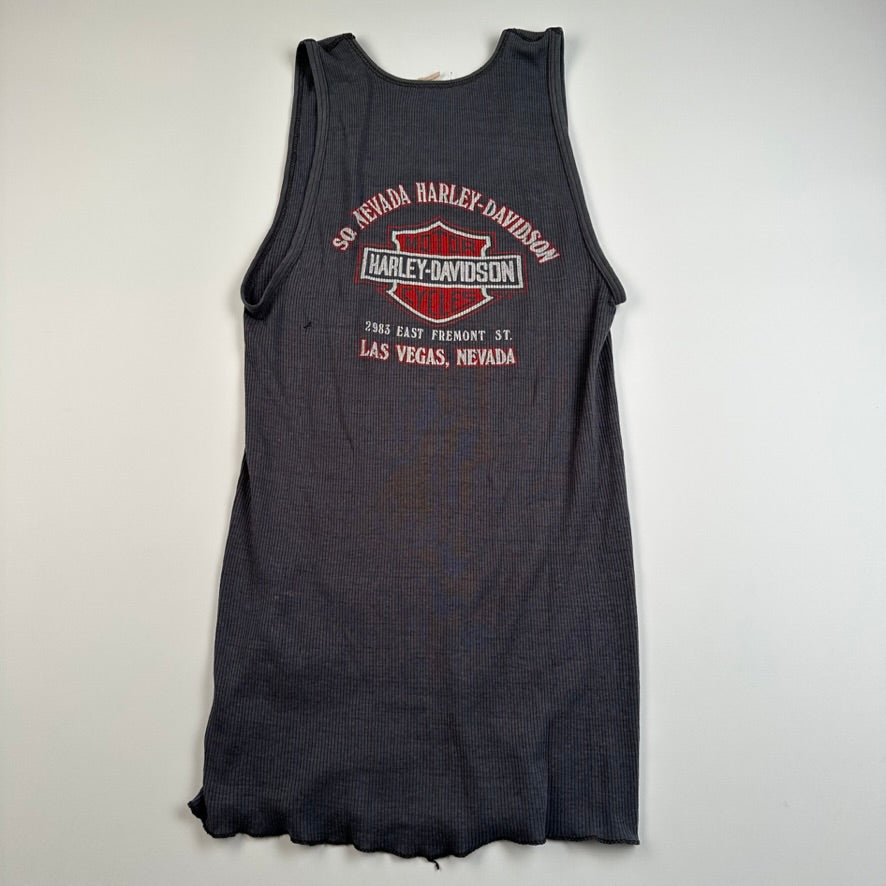 Vintage 80s Harley Davidson Womens Tank Top Shirt Small