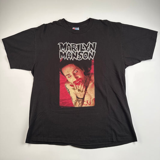 Vintage 1994 Marilyn Manson Shirt XL I Am The God Of