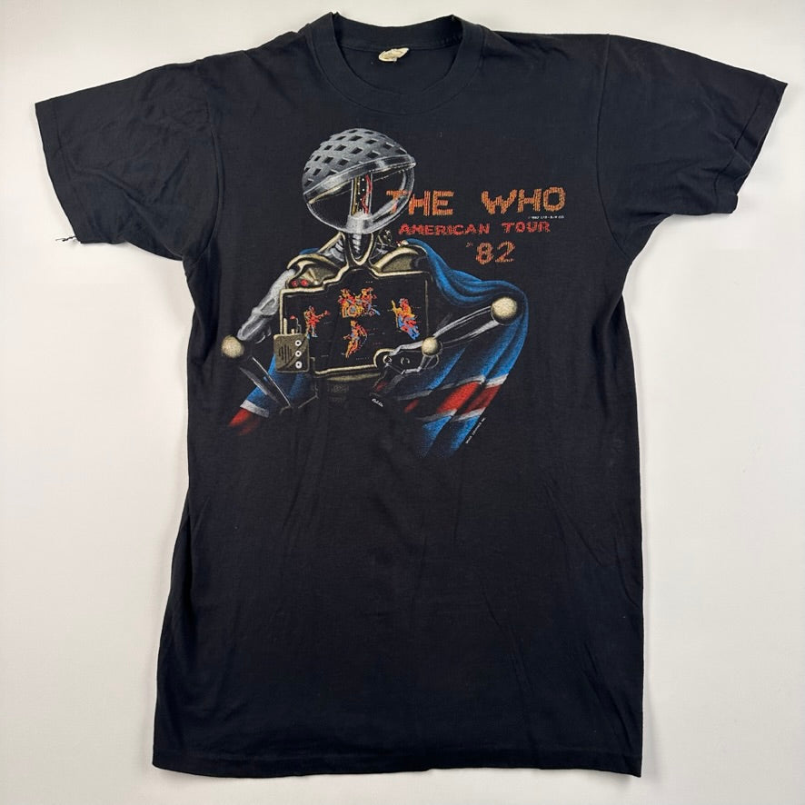 Vintage 1982 The Who Shirt Medium American Tour