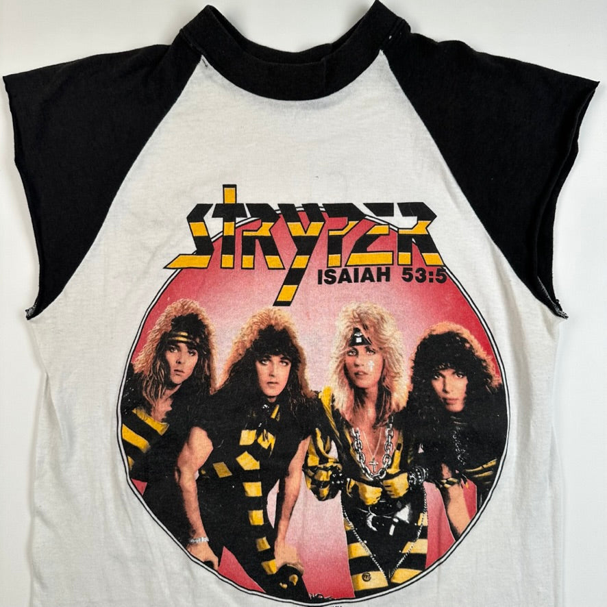 Vintage 1986 Stryper Shirt Small Isaiah 53:5