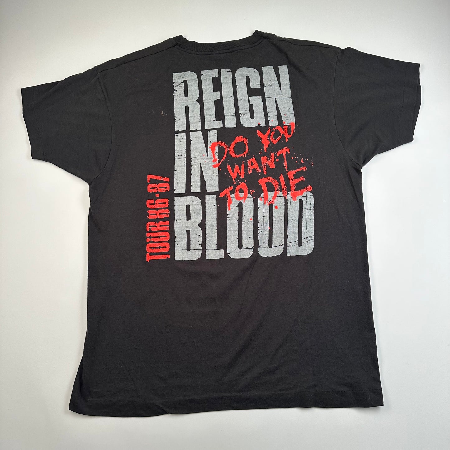 Vintage 1986 Slayer Shirt Large Reign In Blood