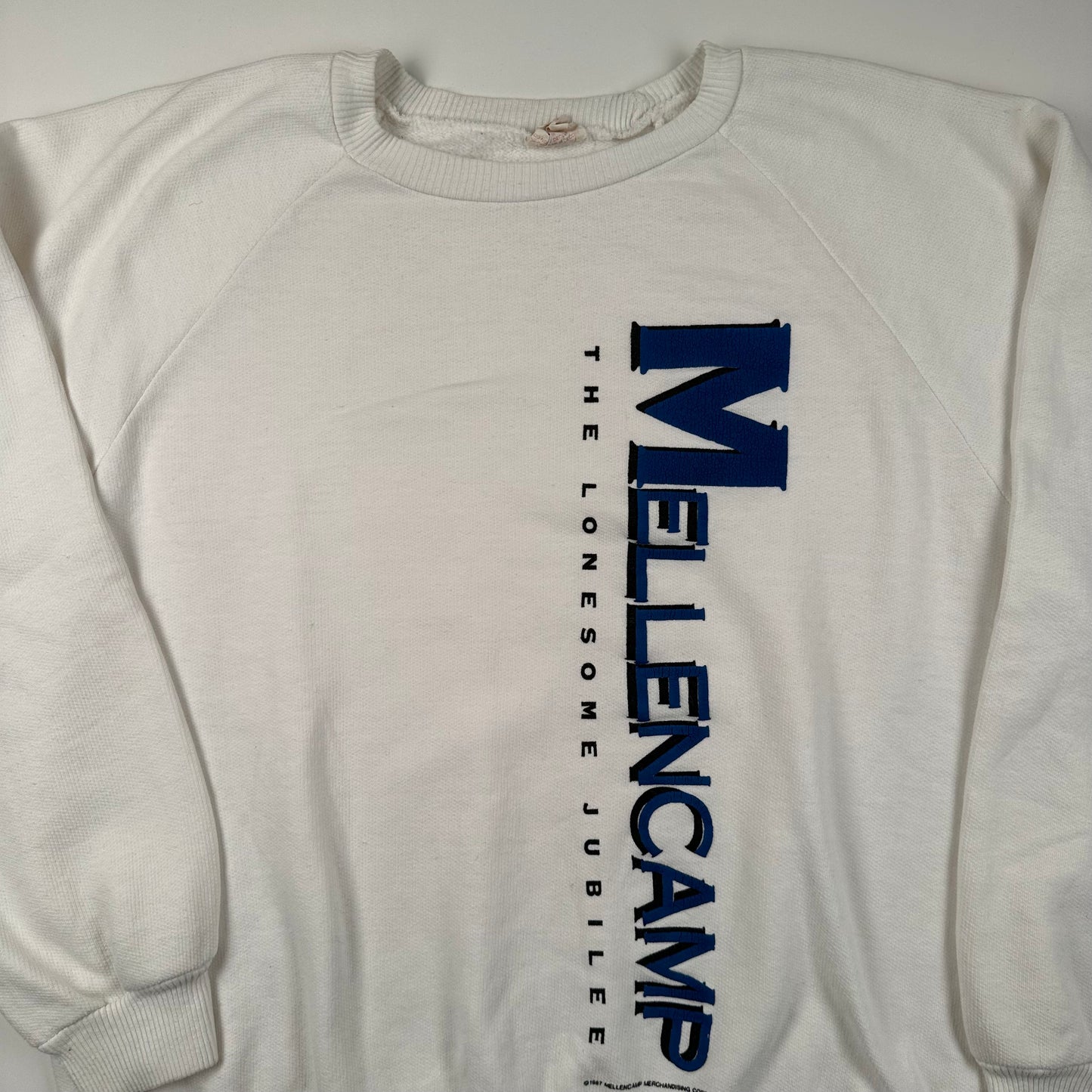 Vintage 80s John Mellencamp Crewneck Sweatshirt Large