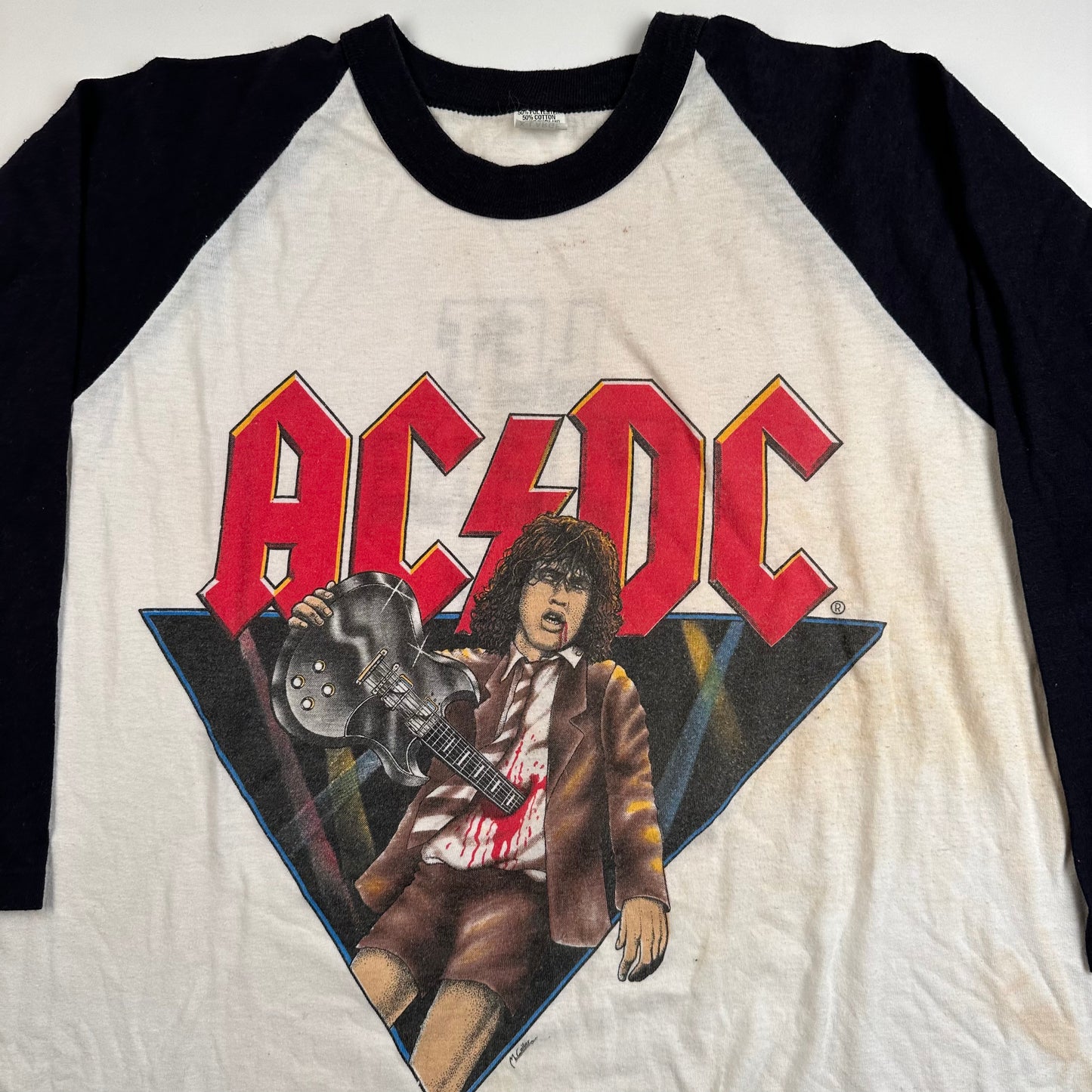 Vintage 1982 AC/DC Shirt XL Let There Be Rock