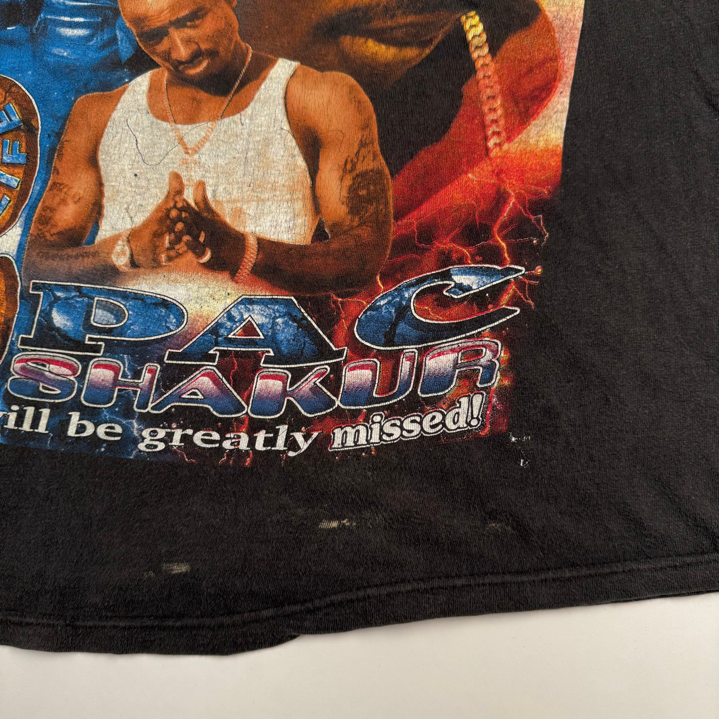 Vintage 90s Tupac Shirt Large Rap Tee All Eyes On Me