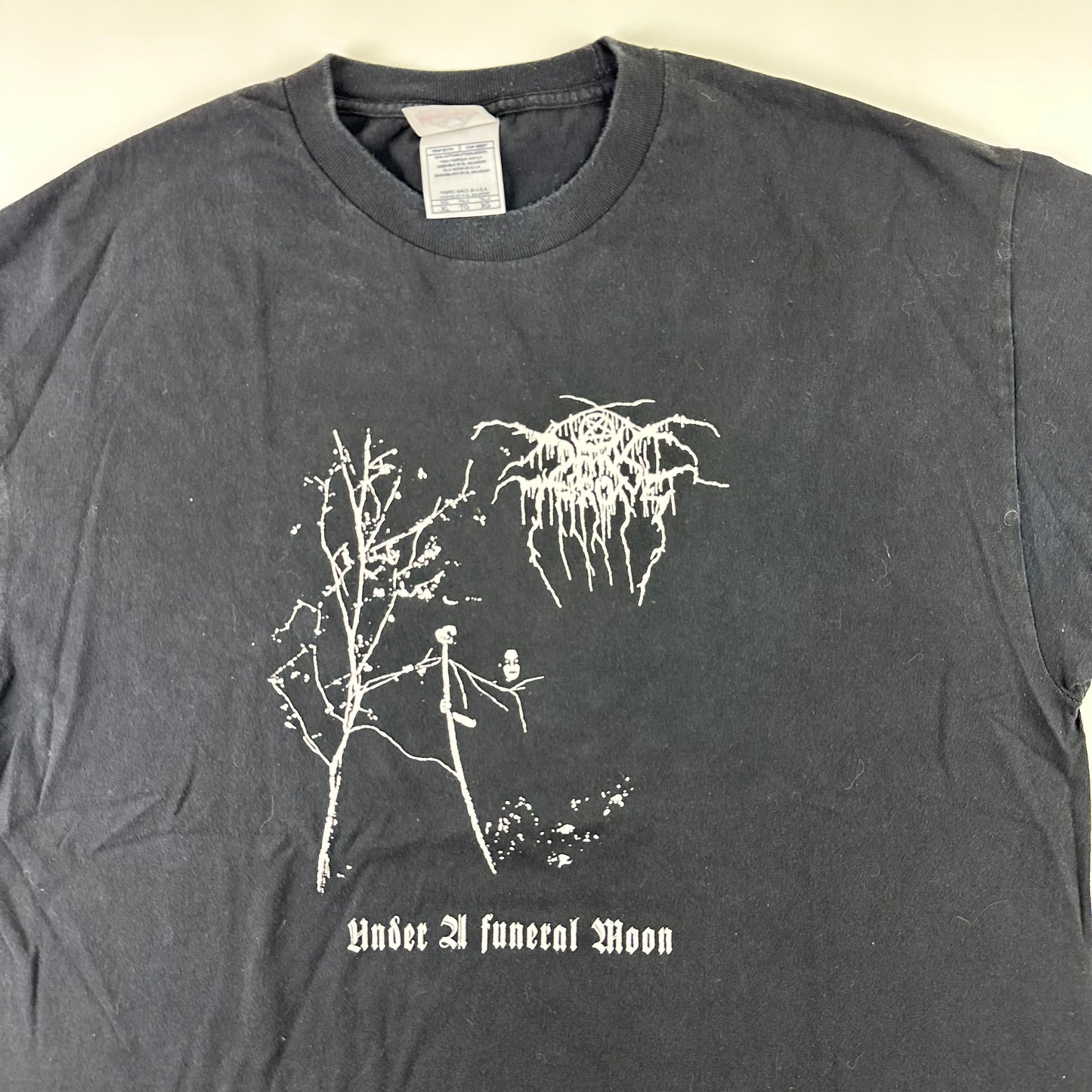 Vintage 2000s Darkthrone Shirt XL Under a Funeral Moon