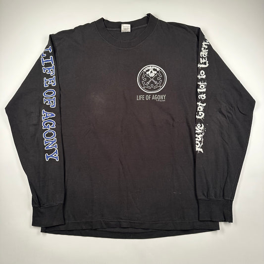 Vintage 1994 Life Of Agony Long Sleeve Shirt Large Respect