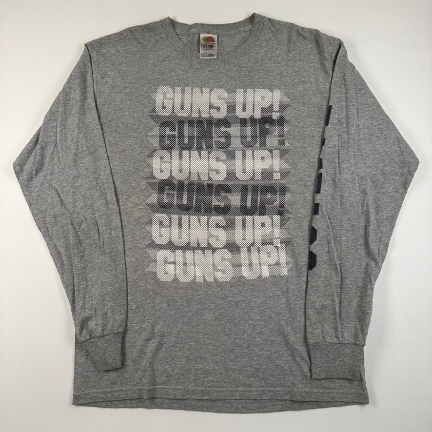 Vintage 2000s Guns Up! Long Sleeve Shirt Large