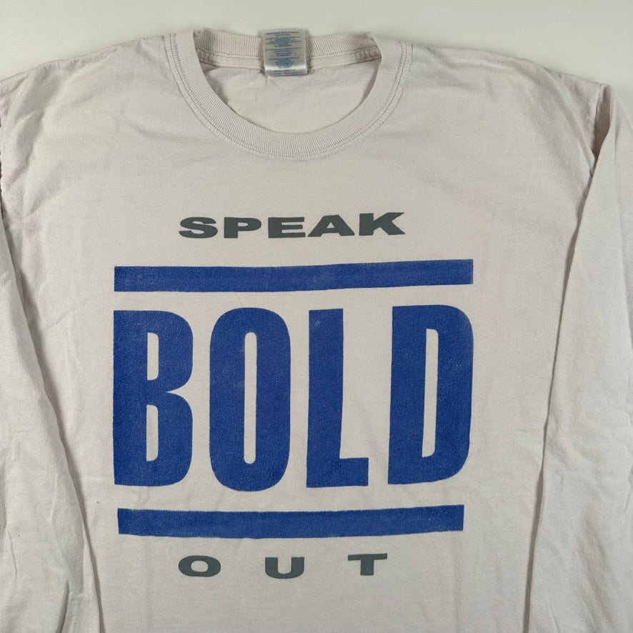 Bold Long Sleeve Shirt Large Speak Out